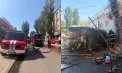 Incendiul izbucnit în Piața Centrală din Chișinău a fost stins. IGSU vine cu detalii - VIDEO