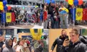 Cu flori, muzică live și baloane în culorile tricolorului, zeci de susținători l-au întâmpinat la Chișinău pe luptătorul Pavel Andrușca. Ce surpriză i-au pregătit direct la Aeroport - VIDEO