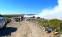 Incendiu de proporții la poligonul de deșeuri din Bălți: 400 de metri pătrați, cuprinși de flăcări