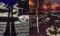 Un șofer a ajuns cu mașina în bordură, după ce „a zburat” peste un sens giratoriu din stânga Nistrului. Momentul surprins de camerele de supraveghere - FOTO/VIDEO