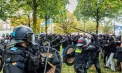 Violențe la un protest al extremei drepte la Haga. Guvernul descrie „scene dezgustătoare”, cu salutul nazist și scandări antisemite - VIDEO