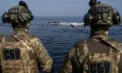 Fragment de dronă, găsit în Marea Neagră, în zona Grindului Chituc. Scafandrii militari l-au neutralizat 