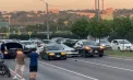 Momentul accidentului de pe strada Albișoara, în urma căruia cinci automobile au fost grav avariate, surprins de o cameră de bord - VIDEO