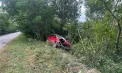 Accident grav la Ocnița: Un șofer a murit după ce ar fi pierdut controlul volanului și s-a răsturnat cu mașina într-o pădure