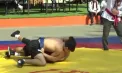 Un berbec viu și 1.000 de euro pentru campion. Adrian Grosu a câștigat cea mai așteptată probă a Turneului Național de Trântă de la Hâncești - VIDEO