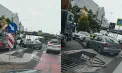 Accident matinal la Chișinău: un șofer a ajuns la spital, după ce s-a izbit într-o bandă de separare. Ce spune poliția