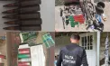 Pistoale, arme artizanale și sute de cartușe deținute ilegal, descoperite la Drochia și Cantemir. Imagini din timpul perchezițiilor - FOTO/ VIDEO
