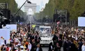 Imagini impresionante de la Paris: 700 de mii de oameni au venit la slujba Papei Leon al XIV-lea - VIDEO