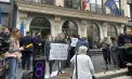 „Poporul nu mai poate achita facturile verișoarelor”: protest la ANRE, în timpul examinării noilor tarife la gaz și căldură. Liderii opoziției, prezenți la manifestație - VIDEO