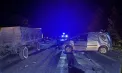 A scăpat ca prin urechile acului: un șofer a rămas nevătămat, după ce mașina în care se afla s-a lovit de remorca unui tractor și s-a răsturnat, la Rîșcani