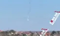 Obiecte care lăsau dâre de fum, observate pe cerul din Tighina: ar fi fost lansate în timpul unor exerciții militare - VIDEO