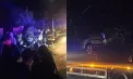 Accident groaznic la Sîngerei: un șofer băut și pasagerul lui, blocați între fiarele mașinii, după ce automobilul s-a izbit de o placă de beton - VIDEO