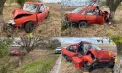 Un bărbat s-a izbit cu mașina de un copac, după ce i s-a făcut rău la volan. Fiica sa de 8 ani a ajuns la spital, dar tatăl a luat-o acasă înainte de efectuarea investigațiilor – FOTO