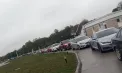 Trafic intens la vama Sculeni, pe sensul de ieșire din Republica Moldova. Autoritățile recomandă trei rute alternative