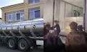 S-au ascuns într-un camion care transporta lapte: Nouă bărbați, reținuți la Odesa, după ce au vrut să treacă ilegal vama. Șoferul, un moldovean - VIDEO