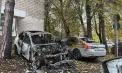 Un Porsche a ars în totalitate pe o stradă din Chișinău. Ce spun pompierii