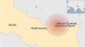Cutremur cu magnitudinea de 7,4 grade in NEPAL: Primul bilant al victimelor: 4 morti si 12 raniti - VIDEO