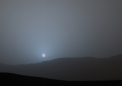FOTO / Cum arata primul apus de soare filmat de pe planeta Marte. Robotul Curiosity a surprins imaginile spectaculoase
