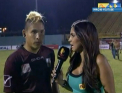Scena VIOLENTA in campionatul de fotbal al Venezuelei. Ce se intampla cu un fotbalist chiar in timpul unui interviu - VIDEO