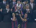 Dupa campionat, Barcelona a luat si Cupa Spaniei, dupa 3-1 in finala cu Bilbao. PSG, in aceeasi postura, dupa 1-0 cu Auxerre - VIDEO