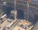 Accident la New York: Doua autobuze s-au ciocnit in Tunelul Lincoln. 30 de oameni au fost raniti - VIDEO