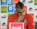 Moment emotionant la o conferinta de presa: Arturo Vidal a plans atunci cand si-a cerut  scuze pentru accidentul provocat - VIDEO