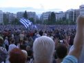 Protest la Atena: Manifestantii eleni cer ca Grecia sa ramana in zona euro