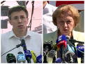 Parcursul lui Dorin Chirtoaca si a Zinaidei Greceanii in campania electorala pentru primaria Chisinau - VIDEO