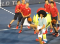 Fac senzatie pe cortul de tenis, dar si in afara lui. Novak Djokovic si Serena Williams au dansat impreuna la Cina Campionilor - VIDEO