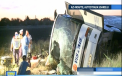 Un autocar plin cu turisti ucraineni s-a rasturnat in Romania: 2 persoane au murit, 48 sunt ranite. Cum s-ar fi produs accidentul - VIDEO