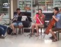 Au decis sa le aline durerea cu muzica clasica: Festivalul Moldo Crescendo a ajuns la Spitalul Republican din capitala. 5 tineri au cantat pentru pacienti pe holul institutiei - VIDEO