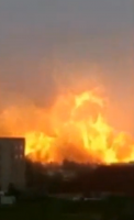 VIDEO - O alta uzina din estul Chinei a fost zguduita de o explozie. Deflagratia a fost urmata de un incendiu puternic: Noua persoane, ranite