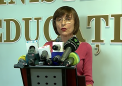Noul ministru al Educatiei a iesit la rampa: Corina Fusu nu este de acord cu schimbarile facute de Maia Sandu si a vorbit depre modificarile la regulament - VIDEO