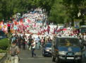 Protest in Spania: Sute de fermierii, nemultumiti de scaderea preturilor la lapte si carne - VIDEO