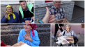 VIDEO - Gest de mare omenie facut de cativa tineri: Au impartit cate o pizza batranilor strazii. Reactia EMOTIONANTA a acestora