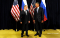 Cei mai puternici conducatori ai lumii, fata in fata. O fotografie cu Obama si Putin "spune totul" despre intalnirea lor