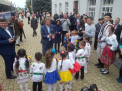 Muzica si voie buna in trenul Chisinau - Iasi: Oficialii, intampinati cu paine si sare - VIDEO