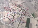 Record mondial: 202 parasutisti din toata lumea au format cel mai mare fulg de zapada pe cer - VIDEO