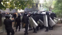 Ce s-a intamplat in spatele cladirii GBC in timpul protestului din fata sediului - VIDEO