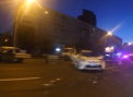 Accident la Kiev: Un vehicul s-a izbit violent in masina de politie - VIDEO