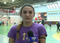 Gest frumos al handbalistilor: Jucatoarele de la Femina au iesit pe teren cu tricolorul si bentite negre la brat, in semn de solidaritate cu poporul roman si cel rus - VIDEO
