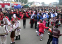 Hora in centrul orasului, vin in paharele, mancare traditionala si multa voie buna. Cum au sarbatorit Ziua Vinului locuitorii din Autonomia Gagauza - VIDEO