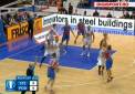 Clubul de baschet Steaua Bucuresti si-a marit sansele la calificarea in etapa urmatoare a turneului Eurocup, dupa castigul cu Buducnost, scor 81 la 75 - VIDEO