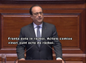 Hollande, hotarat sa riposteze: A promis bombardamente si mai intense asupra teroristilor din Siria si intarirea masurilor de securitate in Franta - VIDEO