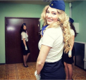 Cum arata rusoaica de 23 de ani care a renuntat la cariera de economist pentru a ajunge cea mai frumoasa stewardesa din Rusia. Galerie FOTO