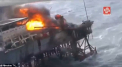 Dezastru pe o platforma petroliera din Marea Caspica. 32 de persoane au murit, iar alte 42 sunt date disparute - VIDEO