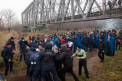 Simulare. 200 de refugiati, la granita cu Moldova. Cum au reactionat politistii de Frontiera si angajatii de la Fulger - GALERIE FOTO/VIDEO