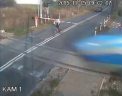 Momentul in care un biciclist este lovit de o locomotiva de mare viteza - VIDEO
