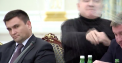 Momentul in care ministrul de Interne al Ucrainei arunca cu un pahar cu apa in Mihail Saakasvili - VIDEO
