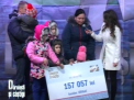 DARUIESTI SI CASTIGI: Familia Birnat din Straseni, care a ramas fara locuinta dupa un incendiu devastator, a primit 157 de mii de lei de la telespectatorii nostri - VIDEO